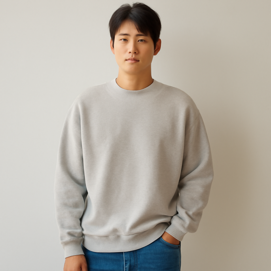 남성오버핏맨투맨 대표 이미지